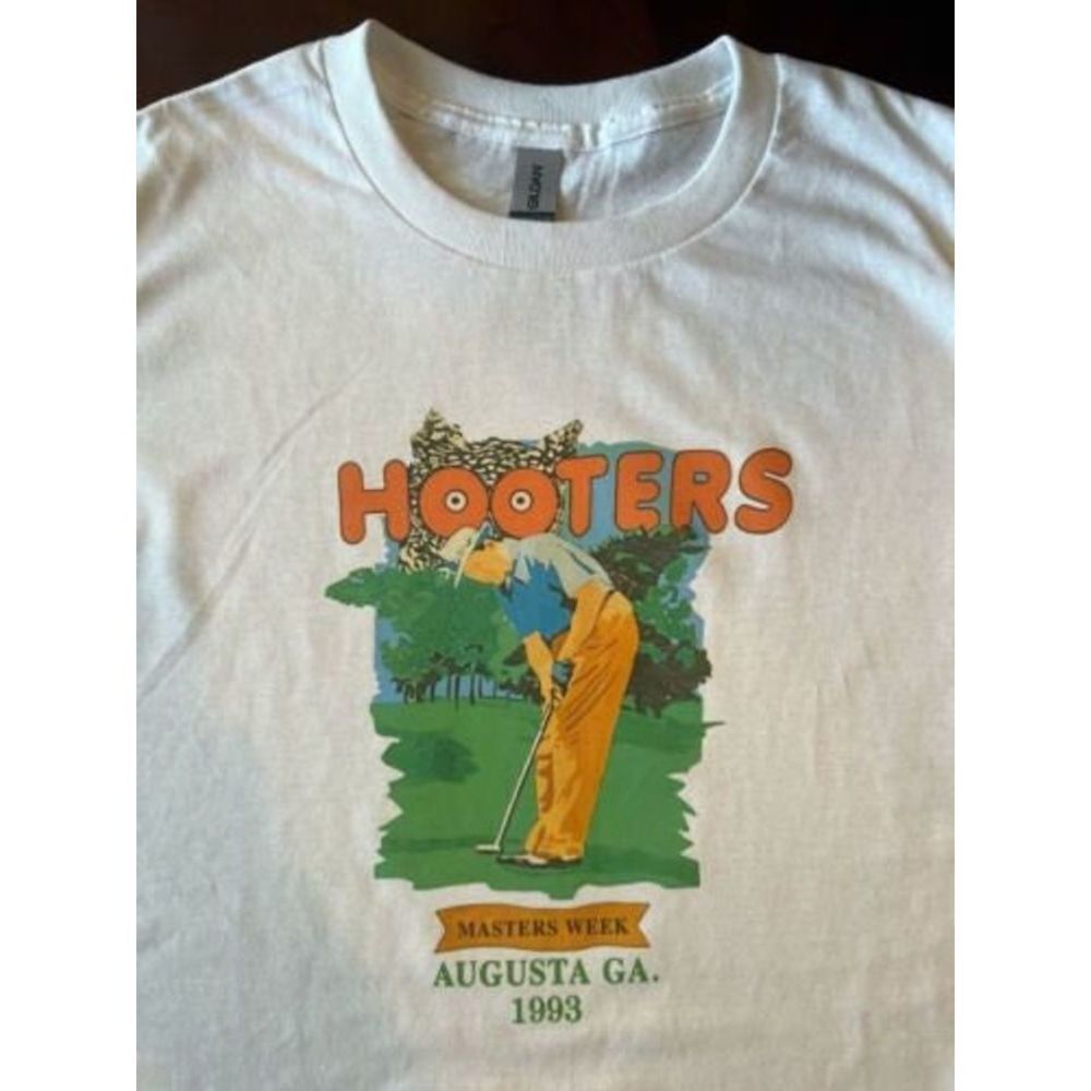 Hooters Tshirt 90S Golf Tshirt